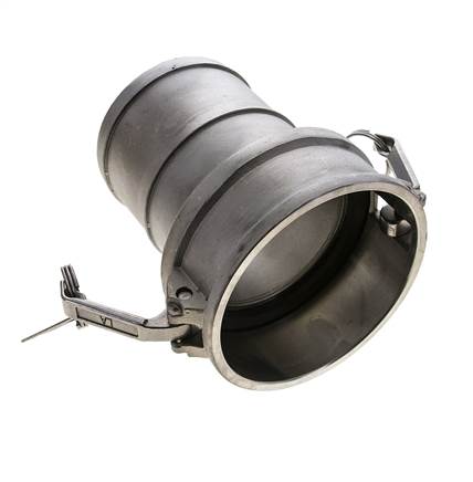 Camlock DN 120 (5'') Koppeling RVS met slangpilaar (127 mm) Type C MIL-C-27487
