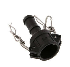 Camlock DN 20 (3/4'') Koppeling Polypropyleen met slangpilaar (19 mm) Type C MIL-C-27487