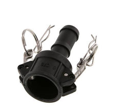 Camlock DN 20 (3/4'') Koppeling Polypropyleen met slangpilaar (19 mm) Type C MIL-C-27487