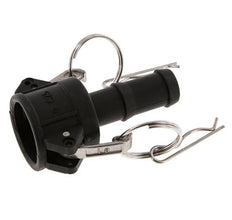 Camlock DN 20 (3/4'') Koppeling Polypropyleen met slangpilaar (19 mm) Type C MIL-C-27487