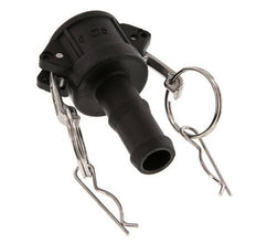 Camlock DN 20 (3/4'') Koppeling Polypropyleen met slangpilaar (19 mm) Type C MIL-C-27487