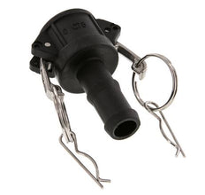 Camlock DN 20 (3/4'') Koppeling Polypropyleen met slangpilaar (19 mm) Type C MIL-C-27487