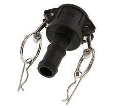 Camlock DN 20 (3/4'') Koppeling Polypropyleen met slangpilaar (19 mm) Type C MIL-C-27487