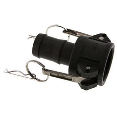 Camlock DN 32 (1 1/4'') Koppeling Polypropyleen met slangpilaar (32 mm) Type C MIL-C-27487