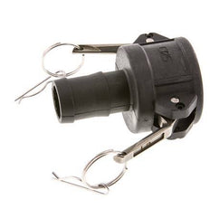 Camlock DN 40 (1 1/2'') Koppeling Polypropyleen met slangpilaar (32 mm) Type C MIL-C-27487