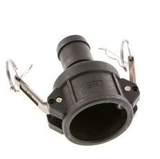 Camlock DN 40 (1 1/2'') Koppeling Polypropyleen met slangpilaar (32 mm) Type C MIL-C-27487
