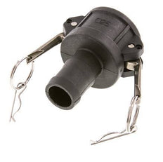 Camlock DN 40 (1 1/2'') Koppeling Polypropyleen met slangpilaar (32 mm) Type C MIL-C-27487