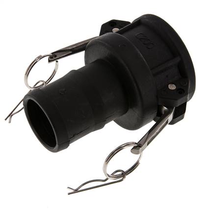 Camlock DN 50 (2'') Koppeling Polypropyleen met slangpilaar (50 mm) Type C MIL-C-27487
