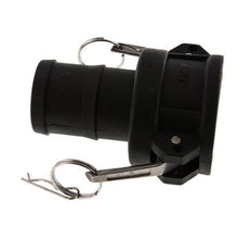 Camlock DN 50 (2'') Koppeling Polypropyleen met slangpilaar (50 mm) Type C MIL-C-27487