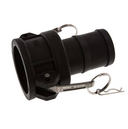 Camlock DN 50 (2'') Koppeling Polypropyleen met slangpilaar (50 mm) Type C MIL-C-27487