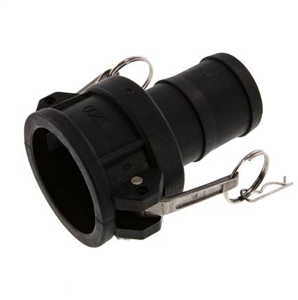 Camlock DN 50 (2'') Koppeling Polypropyleen met slangpilaar (50 mm) Type C MIL-C-27487