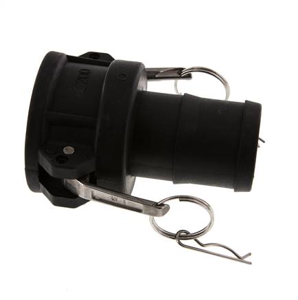 Camlock DN 50 (2'') Koppeling Polypropyleen met slangpilaar (50 mm) Type C MIL-C-27487