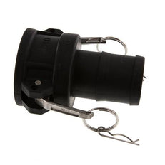 Camlock DN 50 (2'') Koppeling Polypropyleen met slangpilaar (50 mm) Type C MIL-C-27487