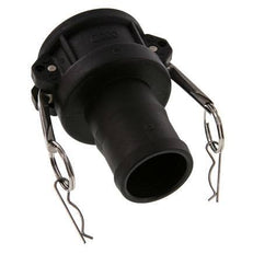 Camlock DN 50 (2'') Koppeling Polypropyleen met slangpilaar (50 mm) Type C MIL-C-27487