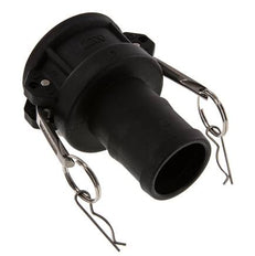 Camlock DN 50 (2'') Koppeling Polypropyleen met slangpilaar (50 mm) Type C MIL-C-27487