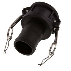 Camlock DN 50 (2'') Koppeling Polypropyleen met slangpilaar (50 mm) Type C MIL-C-27487