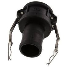 Camlock DN 50 (2'') Koppeling Polypropyleen met slangpilaar (50 mm) Type C MIL-C-27487
