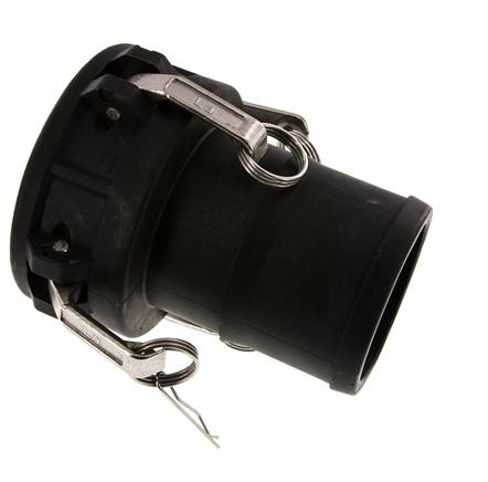 Camlock DN 90 (4'') Koppeling Polypropyleen met slangpilaar (100 mm) Type C MIL-C-27487