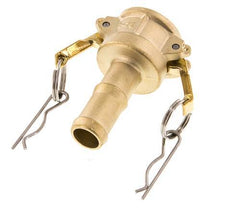 Camlock DN 20 (3/4'') Koppeling Messing met slangpilaar (19 mm) Type C MIL-C-27487