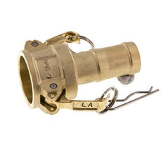 Camlock DN 25 (1'') Koppeling Messing met slangpilaar (25 mm) Type C MIL-C-27487