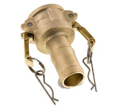 Camlock DN 25 (1'') Koppeling Messing met slangpilaar (25 mm) Type C MIL-C-27487