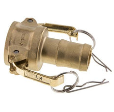 Camlock DN 32 (1 1/4'') Koppeling Messing met slangpilaar (32 mm) Type C MIL-C-27487