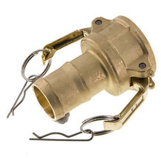 Camlock DN 40 (1 1/2'') Koppeling Messing met slangpilaar (38 mm) Type C MIL-C-27487