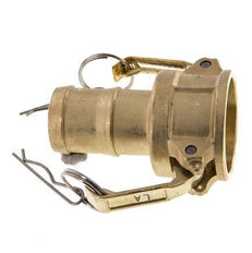 Camlock DN 40 (1 1/2'') Koppeling Messing met slangpilaar (38 mm) Type C MIL-C-27487