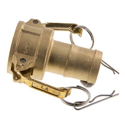 Camlock DN 40 (1 1/2'') Koppeling Messing met slangpilaar (38 mm) Type C MIL-C-27487