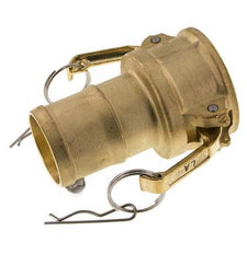 Camlock DN 50 (2'') Koppeling Messing met slangpilaar (50 mm) Type C MIL-C-27487