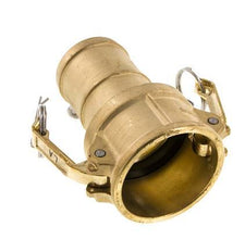 Camlock DN 50 (2'') Koppeling Messing met slangpilaar (50 mm) Type C MIL-C-27487