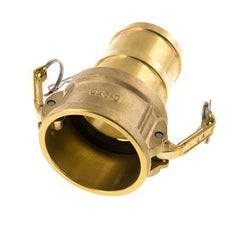 Camlock DN 60 (2 1/2'') Koppeling Messing met slangpilaar (63 mm) Type C MIL-C-27487