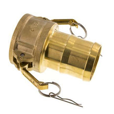 Camlock DN 60 (2 1/2'') Koppeling Messing met slangpilaar (63 mm) Type C MIL-C-27487