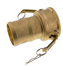 Camlock DN 120 (5'') Koppeling Messing met slangpilaar (127 mm) Type C MIL-C-27487