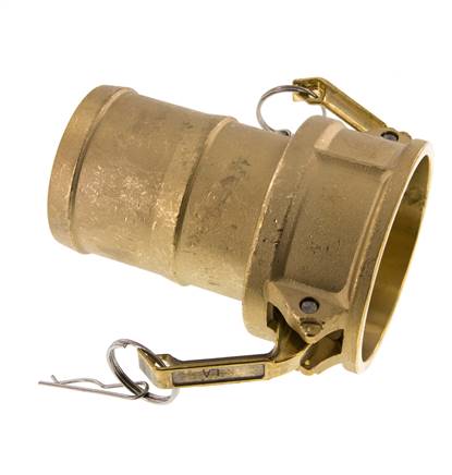 Camlock DN 120 (5'') Koppeling Messing met slangpilaar (127 mm) Type C MIL-C-27487