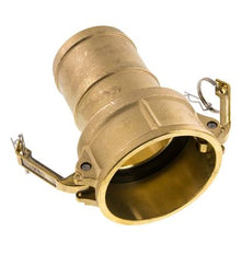 Camlock DN 120 (5'') Koppeling Messing met slangpilaar (127 mm) Type C MIL-C-27487
