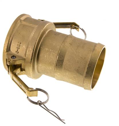 Camlock DN 120 (5'') Koppeling Messing met slangpilaar (127 mm) Type C MIL-C-27487
