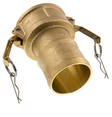 Camlock DN 120 (5'') Koppeling Messing met slangpilaar (127 mm) Type C MIL-C-27487