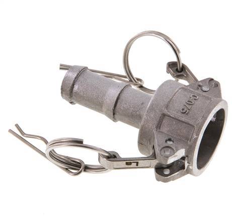 Camlock DN 20 (3/4'') Koppeling Aluminium met slangpilaar (19 mm) Type C MIL-C-27487