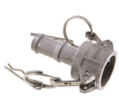 Camlock DN 20 (3/4'') Koppeling Aluminium met slangpilaar (19 mm) Type C MIL-C-27487