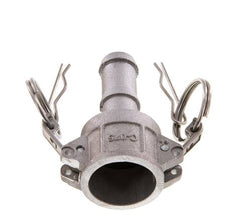 Camlock DN 20 (3/4'') Koppeling Aluminium met slangpilaar (19 mm) Type C MIL-C-27487