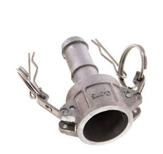 Camlock DN 20 (3/4'') Koppeling Aluminium met slangpilaar (19 mm) Type C MIL-C-27487