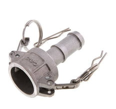 Camlock DN 20 (3/4'') Koppeling Aluminium met slangpilaar (19 mm) Type C MIL-C-27487