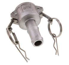 Camlock DN 20 (3/4'') Koppeling Aluminium met slangpilaar (19 mm) Type C MIL-C-27487