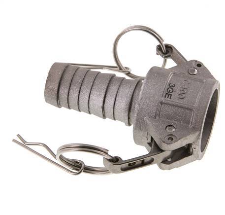 Camlock DN 25 (1'') Koppeling Aluminium met slangpilaar (25 mm) Type C MIL-C-27487