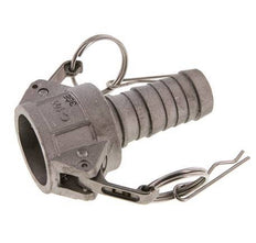 Camlock DN 25 (1'') Koppeling Aluminium met slangpilaar (25 mm) Type C MIL-C-27487