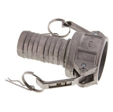 Camlock DN 40 (1 1/2'') Koppeling Aluminium met slangpilaar (38 mm) Type C MIL-C-27487