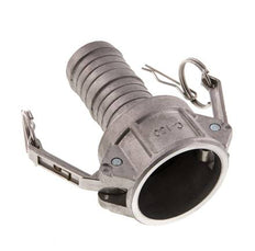 Camlock DN 40 (1 1/2'') Koppeling Aluminium met slangpilaar (38 mm) Type C MIL-C-27487