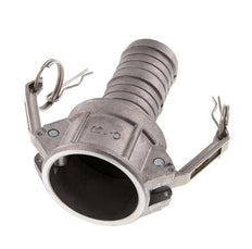Camlock DN 40 (1 1/2'') Koppeling Aluminium met slangpilaar (38 mm) Type C MIL-C-27487