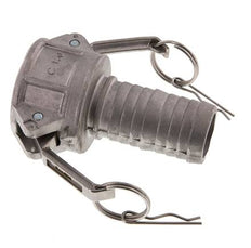 Camlock DN 40 (1 1/2'') Koppeling Aluminium met slangpilaar (38 mm) Type C MIL-C-27487